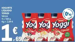 E.Leclerc Iogurte líquido yoggi promoção