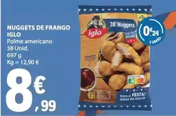 E.Leclerc Nuggets de frango iglo promoção