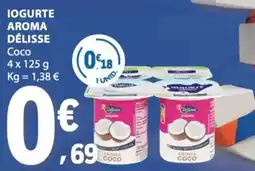 E.Leclerc Iogurte aroma délisse coco promoção
