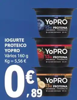 E.Leclerc Iogurte proteico yopro promoção