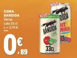 E.Leclerc Sidra bandida promoção