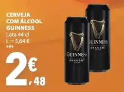 E.Leclerc cerveja com álcool guinness promoção