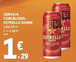 E.Leclerc Cerveja com álcool estrella damm promoção