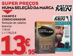 E.Leclerc Just for men champô e condicionador promoção