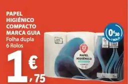 E.Leclerc Papel higiênico compacto marca guia promoção