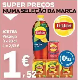 E.Leclerc Lipton ice tea pêssego promoção