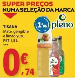E.Leclerc Tisana mate gengibre e limão yuzu pleno promoção
