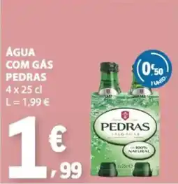 E.Leclerc Água com gás pedras promoção
