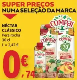 E.Leclerc Compal nectar clássico pera rocha promoção