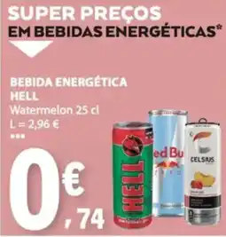 E.Leclerc Bebida energética hell watermelon promoção