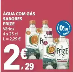 E.Leclerc Água com gás sabores frize promoção