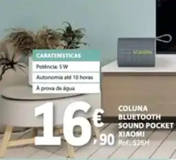 E.Leclerc coluna bluetooth sound pocket xiaomi promoção