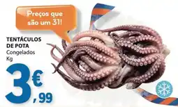 E.Leclerc tentáculos de pota congelados promoção