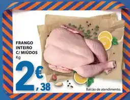 E.Leclerc Frango inteiro c/ miúdos promoção