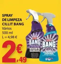 E.Leclerc spray de limpeza cillit bang promoção