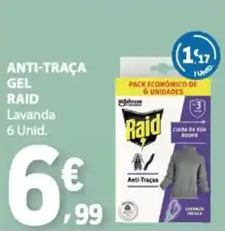E.Leclerc Anti-traça gel raid lavanda promoção