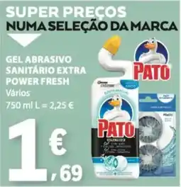 E.Leclerc Gel abrasivo sanitário extra power fresh pato promoção