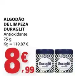 E.Leclerc algodão de limpeza duraglit promoção