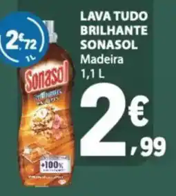 E.Leclerc sonasol lava tudo brilhante madeira promoção