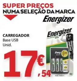 E.Leclerc Carregador base usb energizer promoção