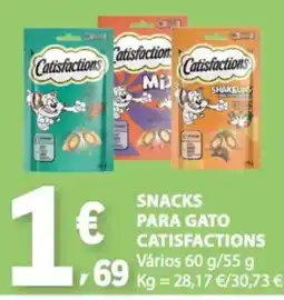 E.Leclerc Snacks para gato catisfactions promoção