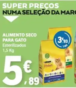 E.Leclerc Alimento seco para gato esterilizados friskies promoção