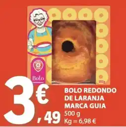 E.Leclerc Bolo redondo de laranja marca guia promoção