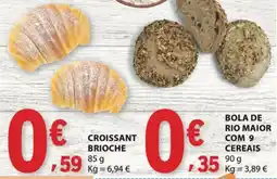 E.Leclerc Croissant brioche promoção