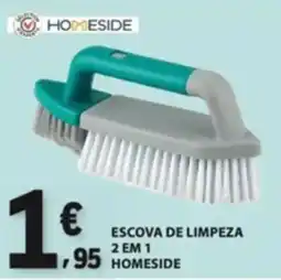 E.Leclerc escova de limpeza 2 em 1 homeside promoção