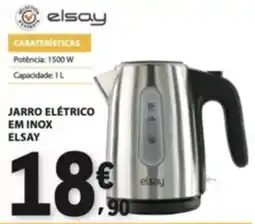 E.Leclerc Jarro elétrico em inox elsay promoção