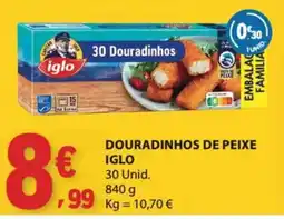 E.Leclerc douradinhos de peixe iglo promoção