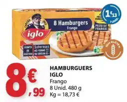 E.Leclerc Hamburguers iglo frango promoção