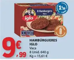 E.Leclerc Hambúrgueres iglo vaca promoção