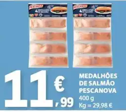 E.Leclerc medalhões de salmão pescanova promoção