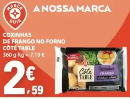 E.Leclerc Coxinhas de frango no forno côte table promoção