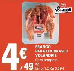 E.Leclerc Frango para churrasco volandrie promoção