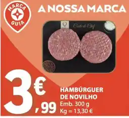 E.Leclerc Hambúrguer de novilho promoção