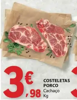E.Leclerc Costeletas porco cachaco promoção