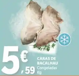 E.Leclerc Caras de bacalhau congeladas promoção