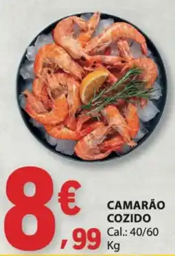 E.Leclerc Camarão cozido promoção