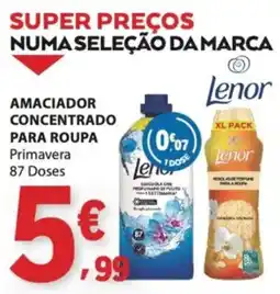 E.Leclerc Amaciador concentrado para roupa lenor promoção