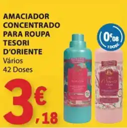 E.Leclerc Amaciador concentrado para roupa tesori d'oriente promoção