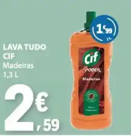 E.Leclerc lava tudo cif madeiras promoção