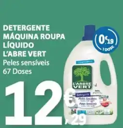 E.Leclerc Detergente máquina roupa líquido l'abre vert peles sensíveis promoção