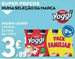 E.Leclerc Yoggi iogurte líquido promoção