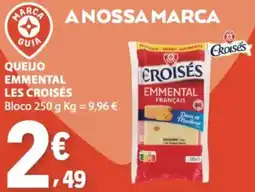E.Leclerc queijo emmental les croisés promoção