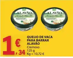 E.Leclerc Queijo de vaca para barrar alavão cremoso promoção