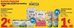 E.Leclerc Iogurte receita clássica mimosa natural açucarado promoção