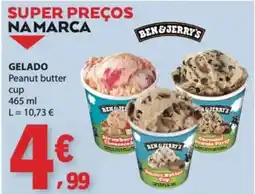E.Leclerc Ben & Jerry's gelado peanut butter cup promoção