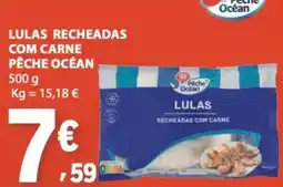 E.Leclerc lulas recheadas com carne pêche océan promoção